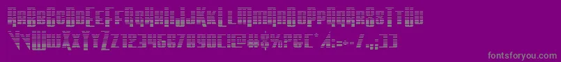 Vindicatorgrad Font – Gray Fonts on Purple Background
