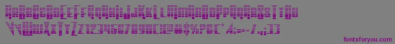 Шрифт Vindicatorgrad – фиолетовые шрифты на сером фоне