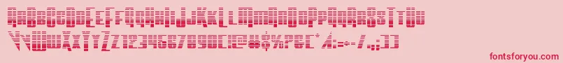 Vindicatorgrad Font – Red Fonts on Pink Background