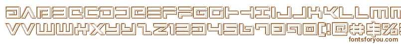 Avengerengrave Font – Brown Fonts on White Background