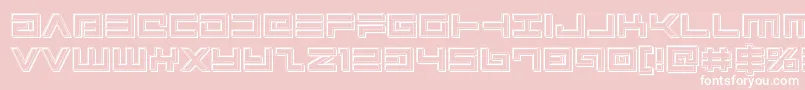 Avengerengrave Font – White Fonts on Pink Background