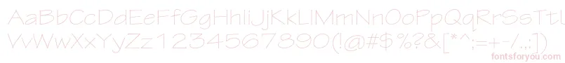 TektonproLightext Font – Pink Fonts