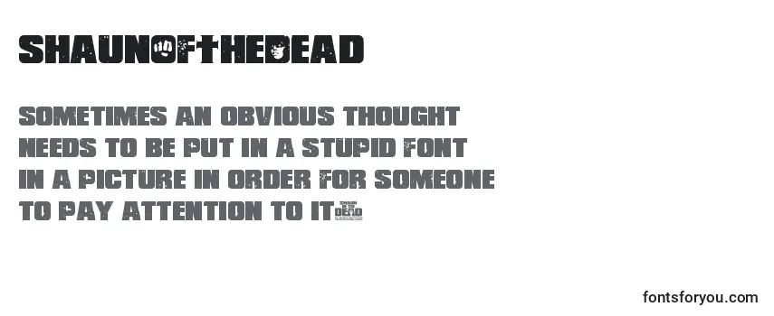 ShaunOfTheDead Font