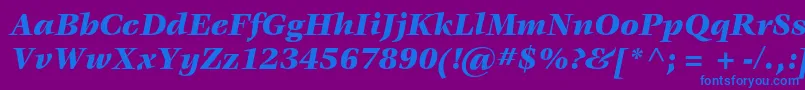 fuente VeljovicstdBlackitalic – Fuentes Azules Sobre Fondo Morado