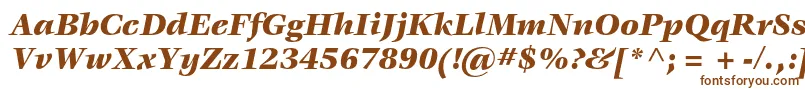 Fonte VeljovicstdBlackitalic – fontes marrons