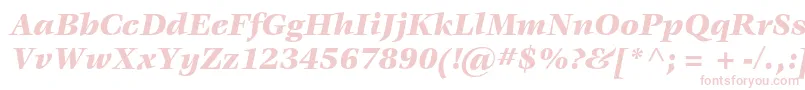VeljovicstdBlackitalic Font – Pink Fonts