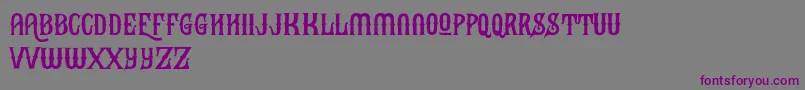 BlackHeatFree-fontti – violetit fontit harmaalla taustalla