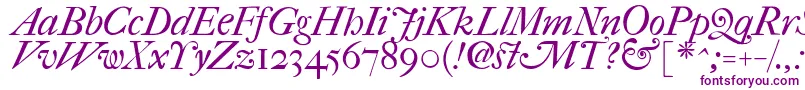 Fefcit2-Schriftart – Violette Schriften