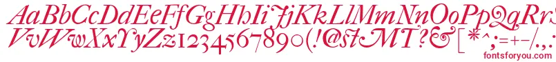 Шрифт Fefcit2 – красные шрифты