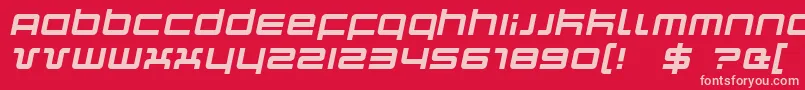 More about Quarki Font Quarki Font – Pink Fonts on Red Background