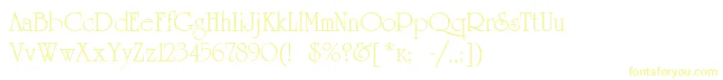 Unicorn Font – Yellow Fonts