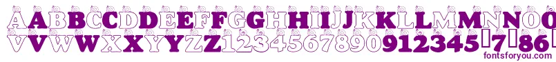 LmsASnailsPace Font – Purple Fonts