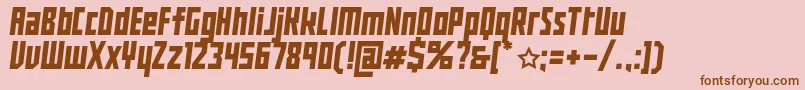 Más sobre la fuente BuranUssr fuente BuranUssr – Fuentes Marrones Sobre Fondo Rosa