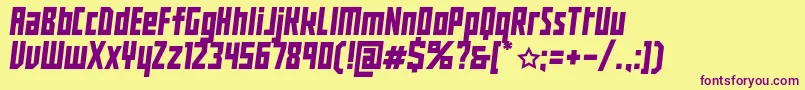 Подробнее о шрифте BuranUssr Шрифт BuranUssr – фиолетовые шрифты на жёлтом фоне