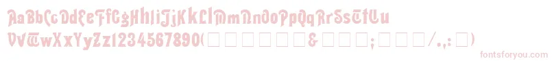 More about ThaliaNormal Font ThaliaNormal Font – Pink Fonts on White Background