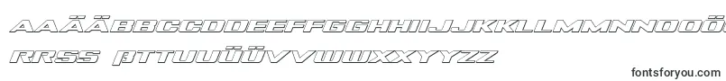 Шрифт Tigershark3Dital – немецкие шрифты
