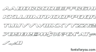  Tigershark3Dital font
