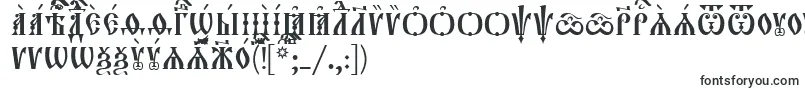 Orthodox.TtUcs8Caps-fontti – Alkavat O:lla olevat fontit
