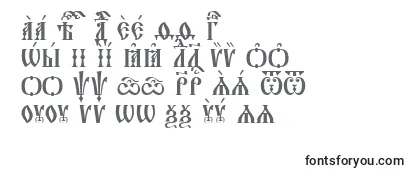 Обзор шрифта Orthodox.TtUcs8Caps
