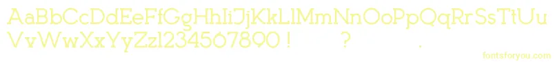 KingsmenD-Schriftart – Gelbe Schriften