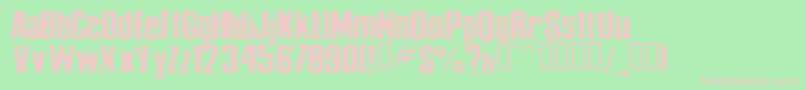 ElliotSwonger2 Font – Pink Fonts on Green Background