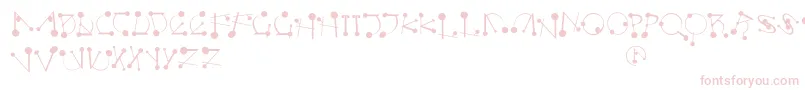 Strokesnbullets Font – Pink Fonts on White Background
