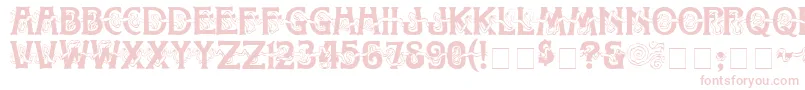 TolettoMedium Font – Pink Fonts on White Background