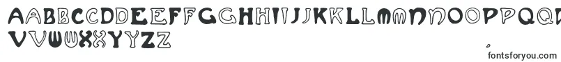 Шрифт Muchafrenchcapitals – буквенные шрифты