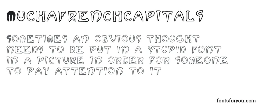 Шрифт Muchafrenchcapitals