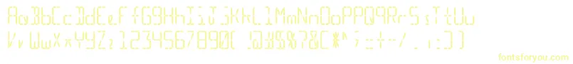 Ledsimulator Font – Yellow Fonts