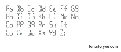Ledsimulator Font