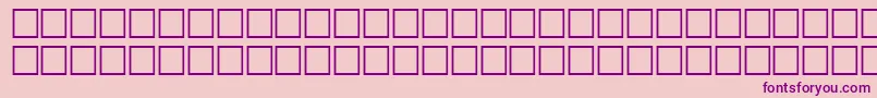 Czcionka McsRedseaSUNormal. – fioletowe czcionki na różowym tle
