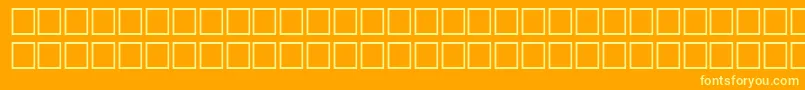 McsRedseaSUNormal.-fontti – keltaiset fontit oranssilla taustalla