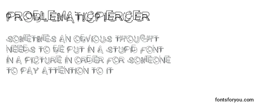 ProblematicPiercer Font