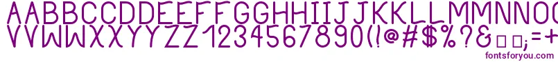 PhilippineBold-fontti – violetit fontit valkoisella taustalla