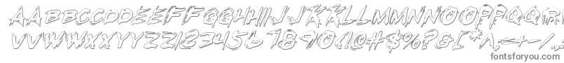Rkilloi-Schriftart – Graue Schriften
