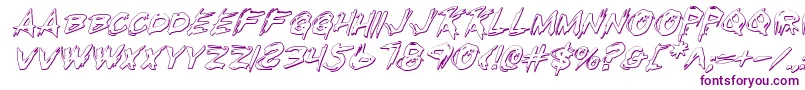 Rkilloi Font – Purple Fonts on White Background