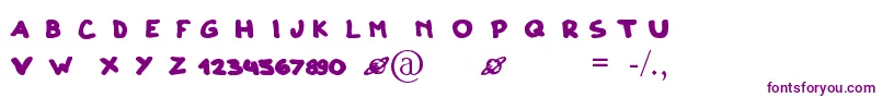 Fonte ClonoDos – fontes roxas