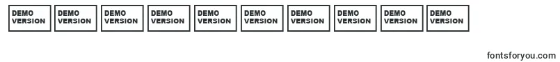 フォントMillionNotesDemo – 数字と数値のためのフォント