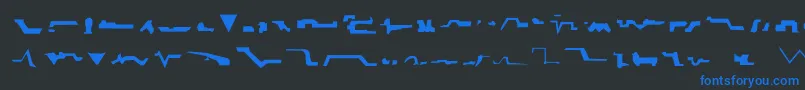 Lisätietoja Krell-fontista Krell-fontti – siniset fontit mustalla taustalla