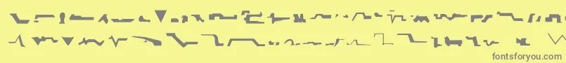 Więcej informacji o czcionce Krell Czcionka Krell – szare czcionki na żółtym tle