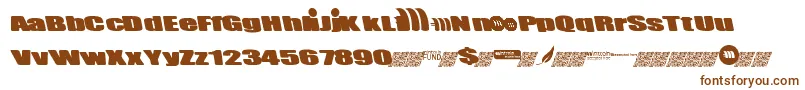 Mintcoin Font – Brown Fonts on White Background