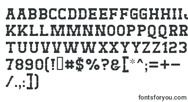 West Test font – old Fonts