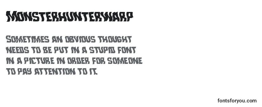 Шрифт Monsterhunterwarp