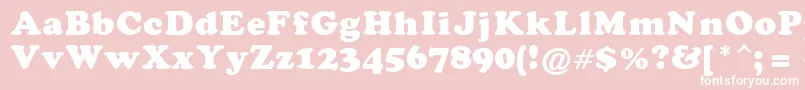 DarkenHolpa Font – White Fonts on Pink Background