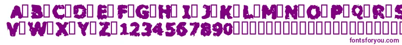 Blacm Font – Purple Fonts on White Background
