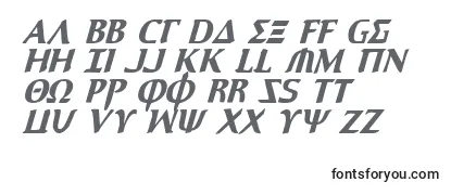 AegisCondensedItalic Font