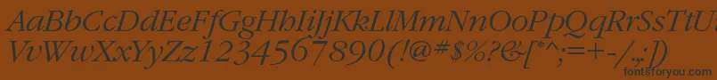 More about GaramondcLightitalic Font GaramondcLightitalic Font – Black Fonts on Brown Background
