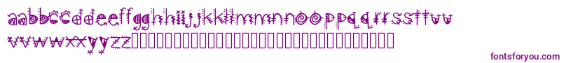 AztecKingdom Font – Purple Fonts on White Background