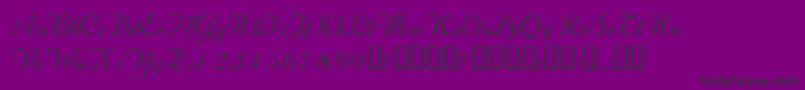 Valletortssk Font – Black Fonts on Purple Background
